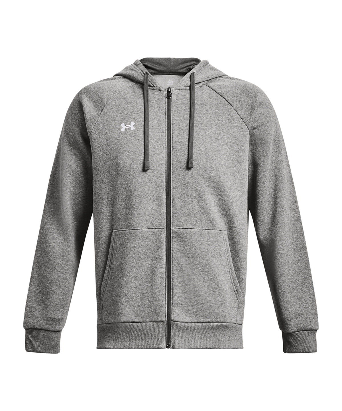 Under Armour - Rival fleece full-zip hoodie - Castlerock Light Heather