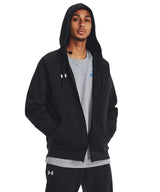 Under Armour - Rival fleece full-zip hoodie - Midnight Navy