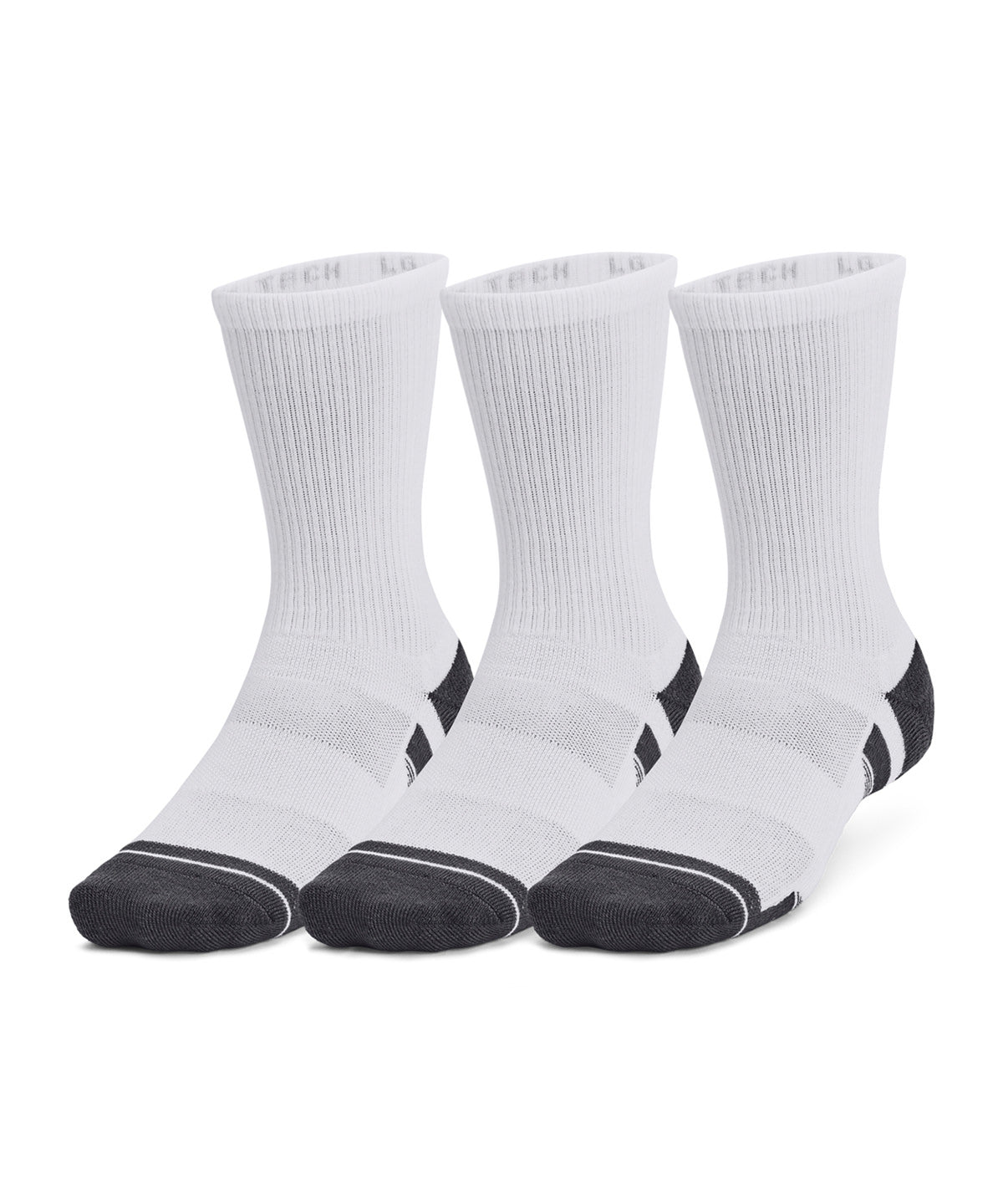 Under Armour - UA Performance tech 3-pack crew socks - White