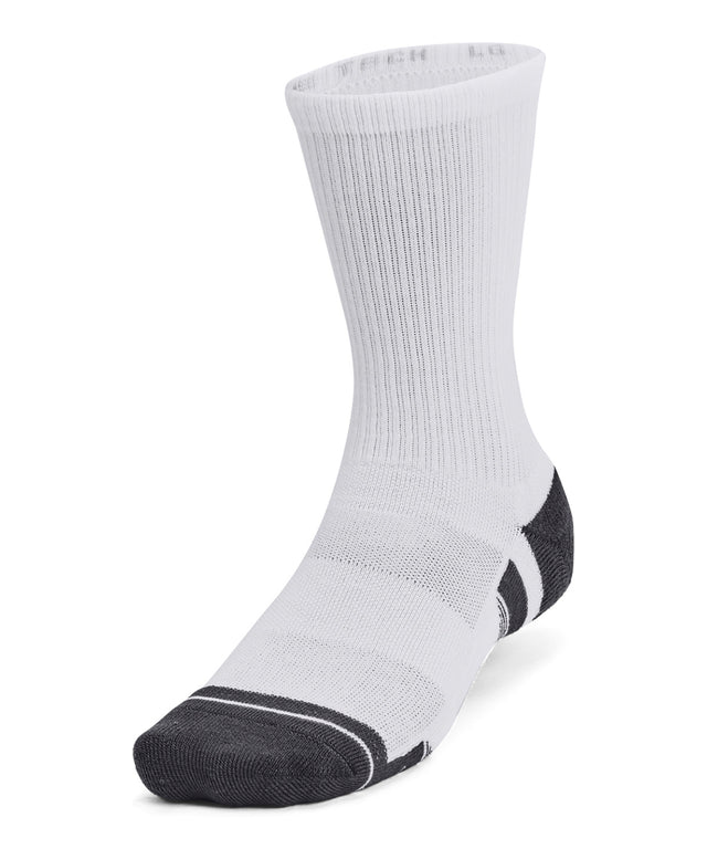 Under Armour - UA Performance tech 3-pack crew socks - White