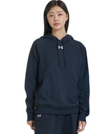 Under Armour - UA Rival fleece hoodie - Midnight Navy/White