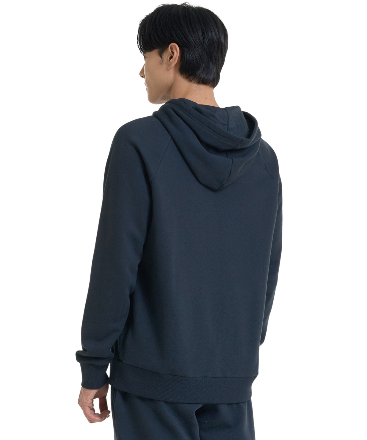 Under Armour - UA Rival fleece hoodie - Midnight Navy/White