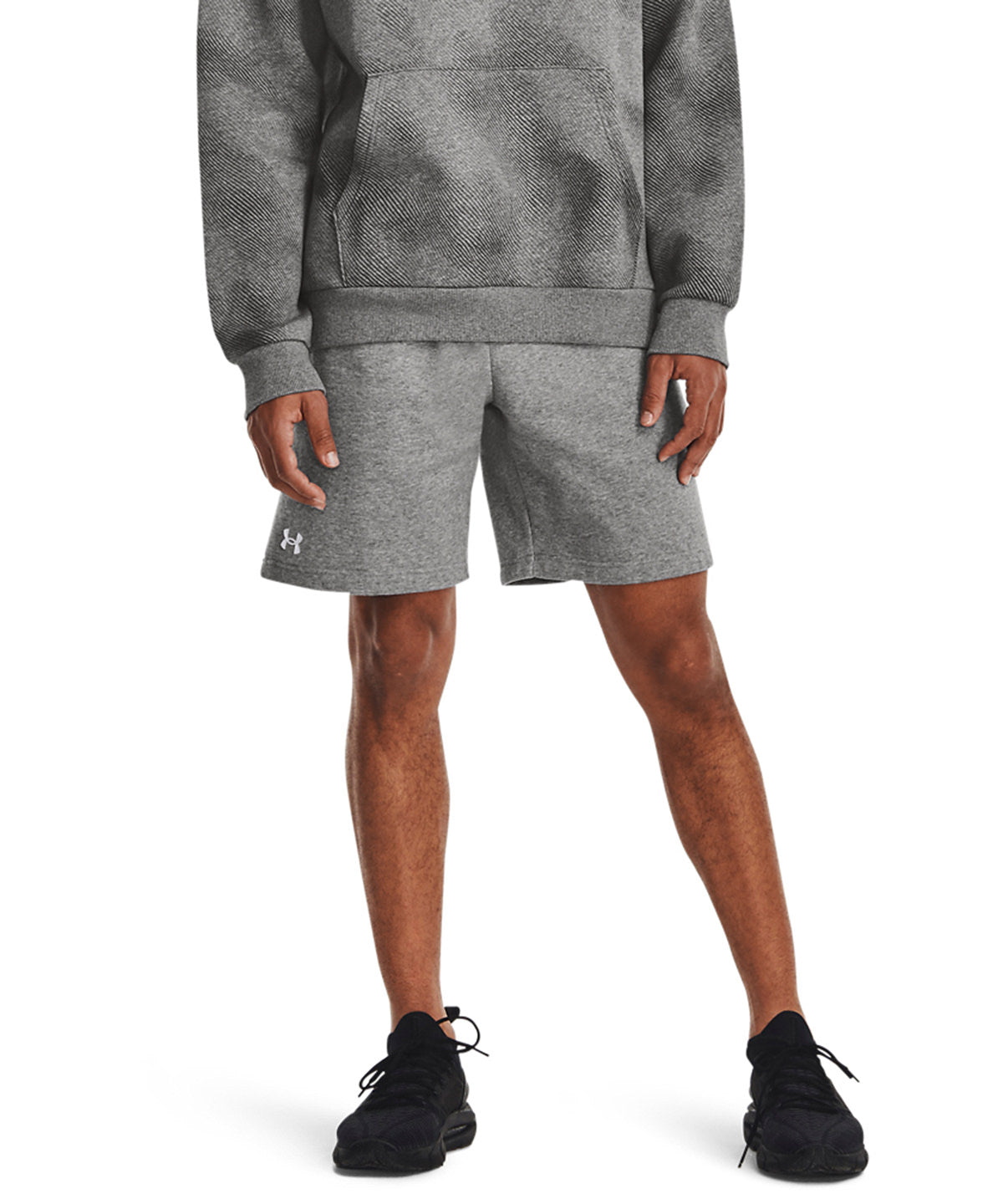 Under Armour - UA Rival fleece shorts - Black/White