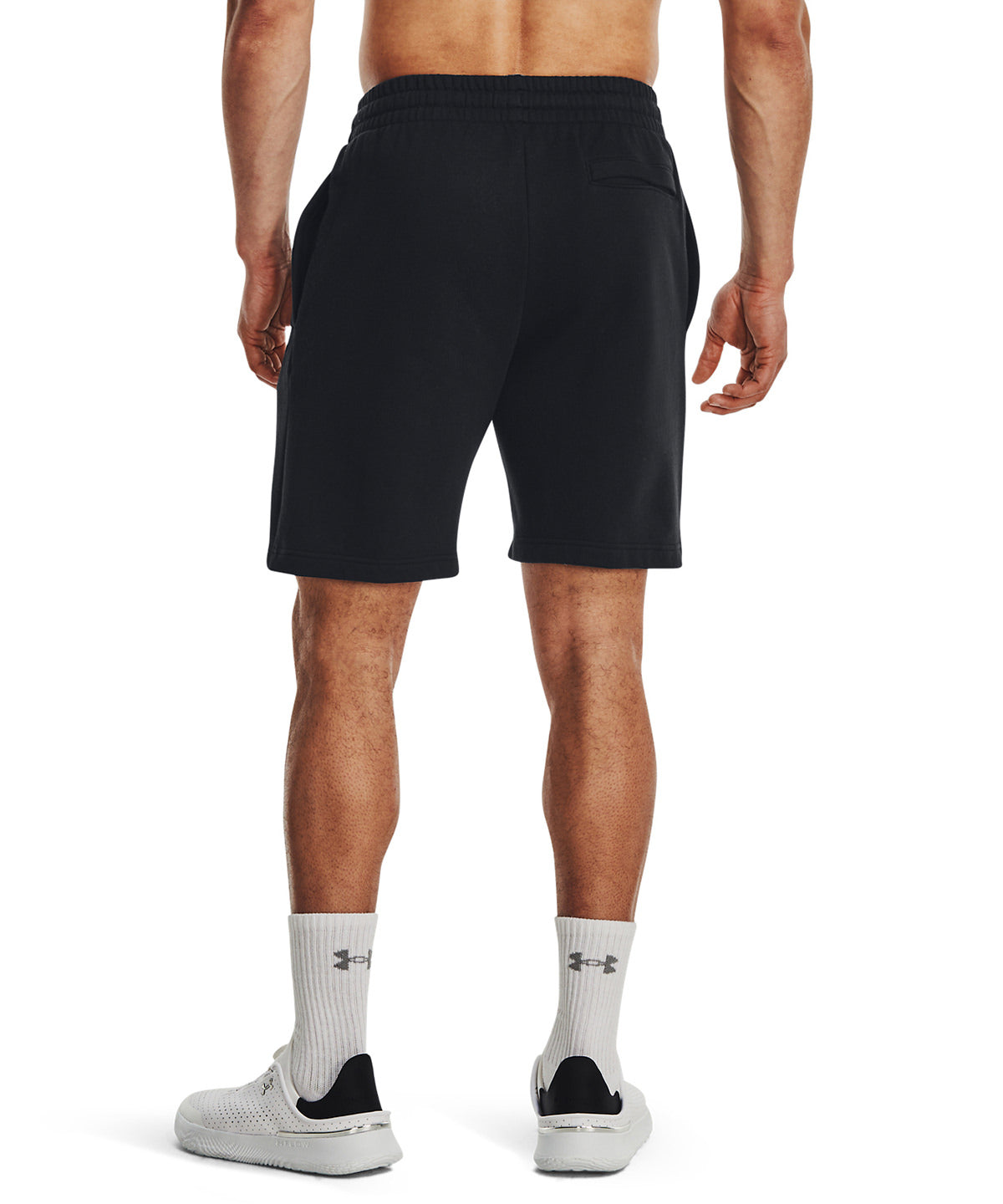 Under Armour - UA Rival fleece shorts - Black/White