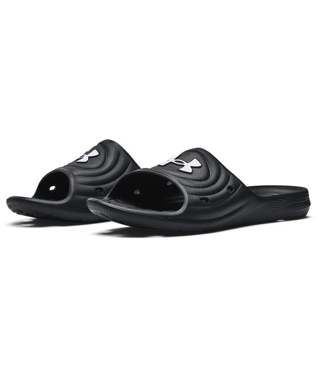 Under Armour - UA Locker IV slides - Black/Black/White