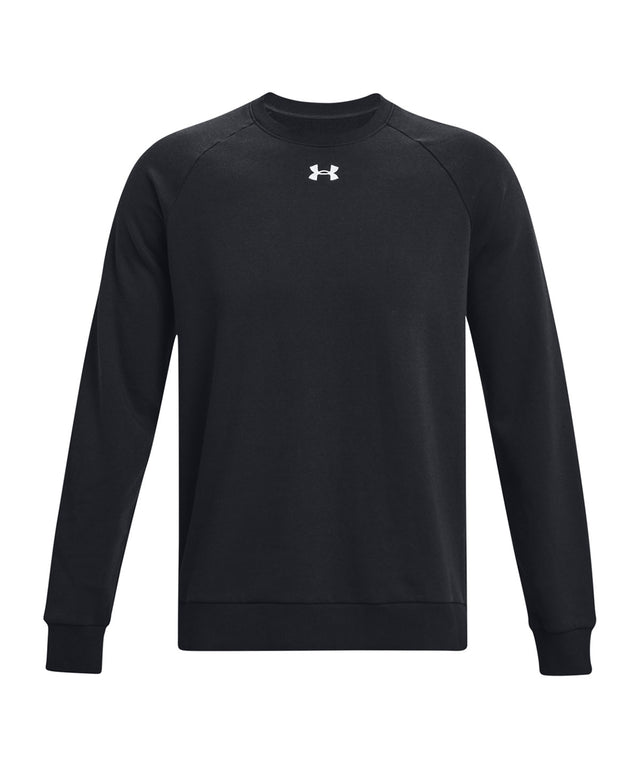 Under Armour - UA Rival fleece crew - Black/White