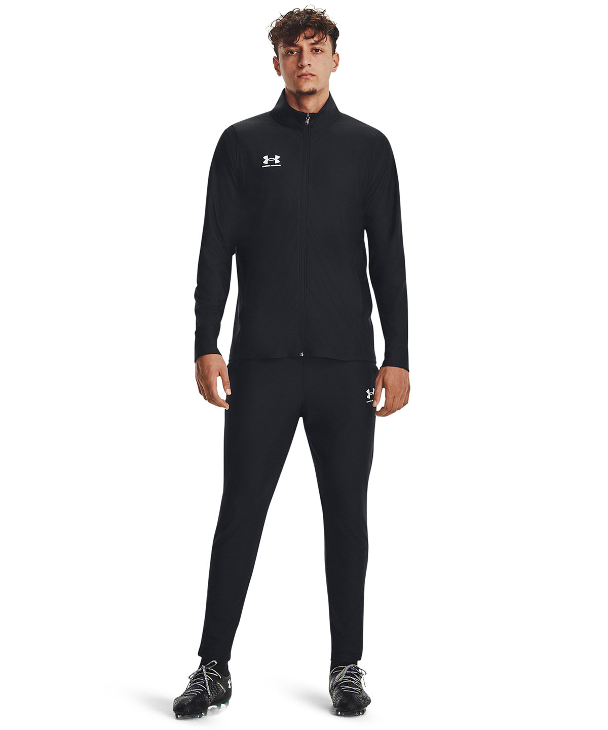 Under Armour - Men's UA Challenger Tracksuit - Black/White