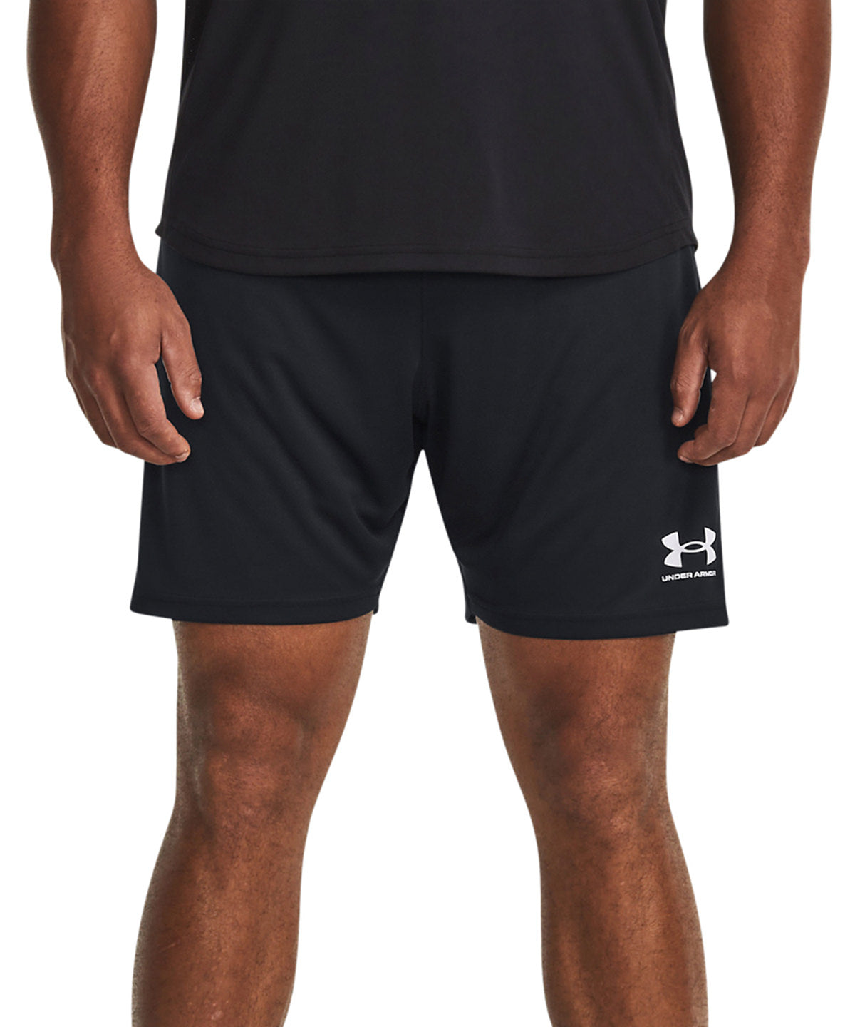 Under Armour - Men's UA Challenger Knit Shorts - Black/White