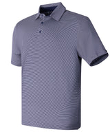 Under Armour - UA playoff 3.0 stripe polo LB – microstripe - Midnight Navy/Downpour Grey/Black