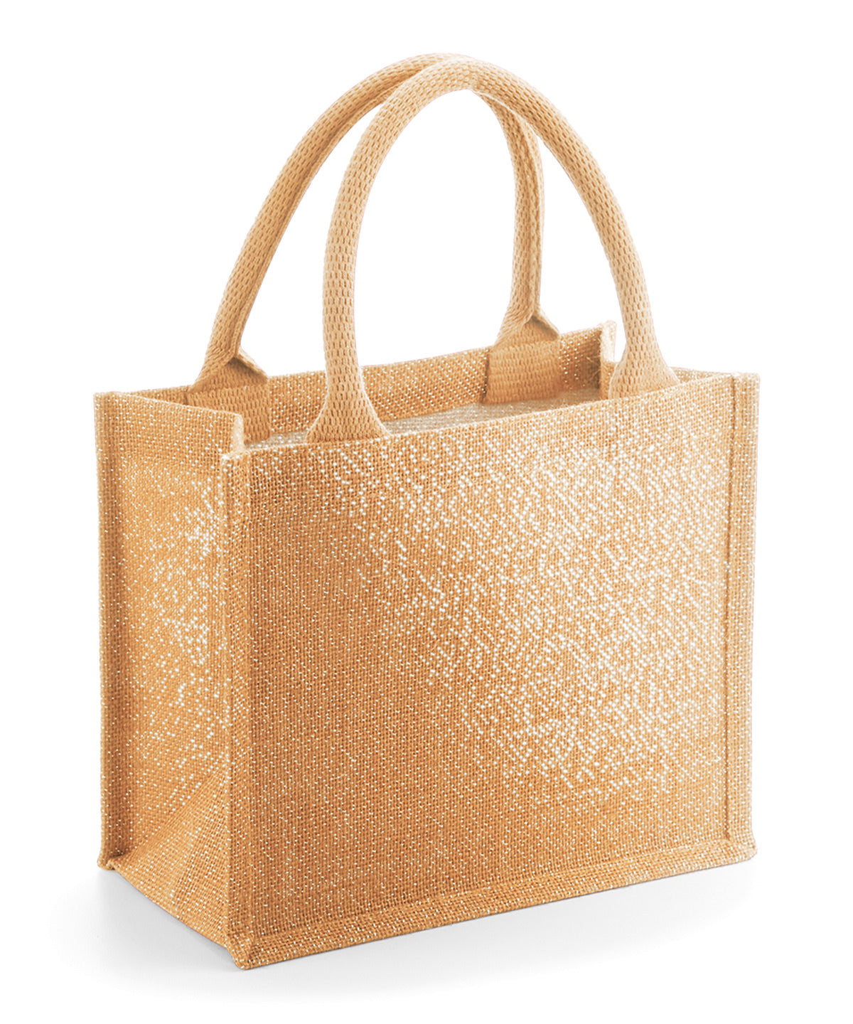 Shimmer jute mini gift bag