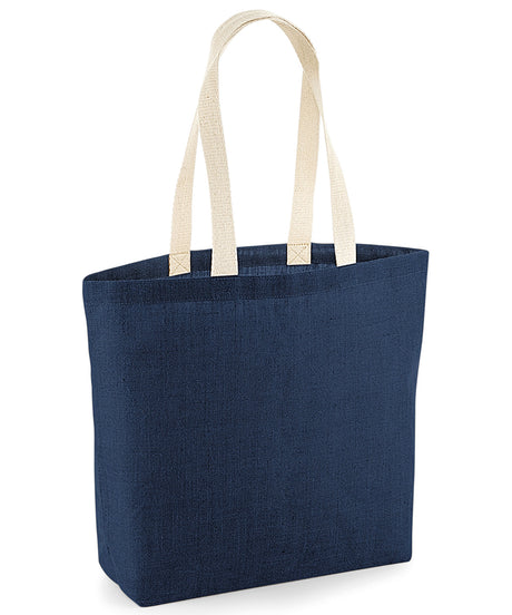 Natural Jute Tote Bag - Natural